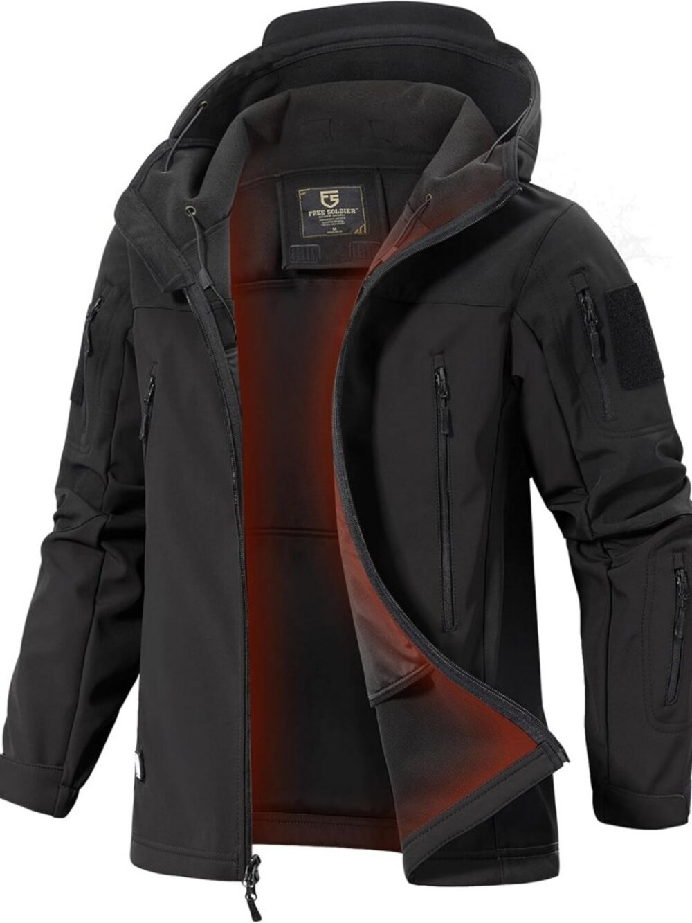 Men's Hooded Waterproof Softshell Jacket - Lightweight, Windproof, Outdoor Gear